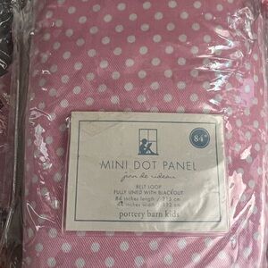 Pottery Barn Kids Pink Mini Dot Panel